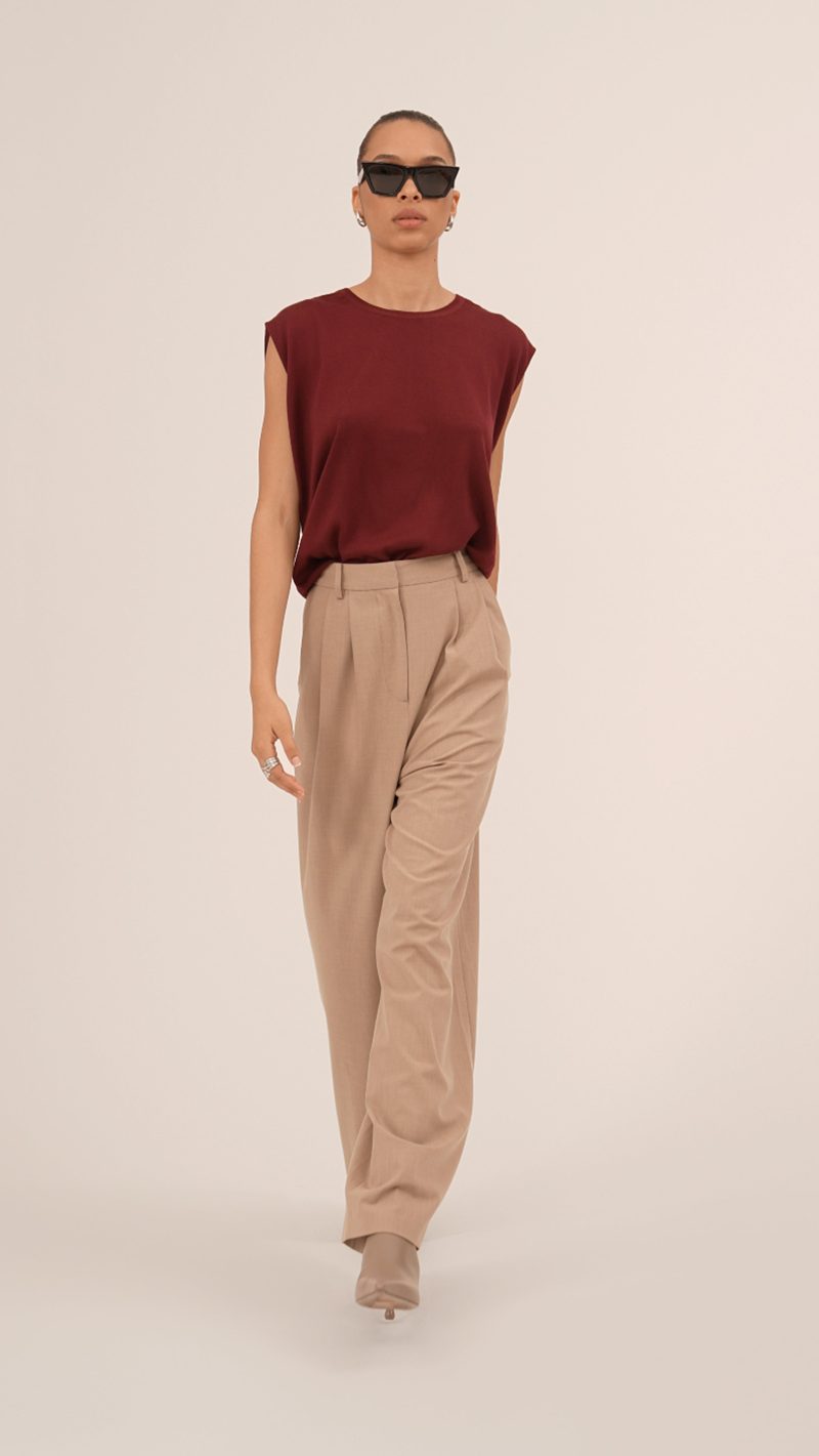 Nadine Trousers - Taupe - Image 3