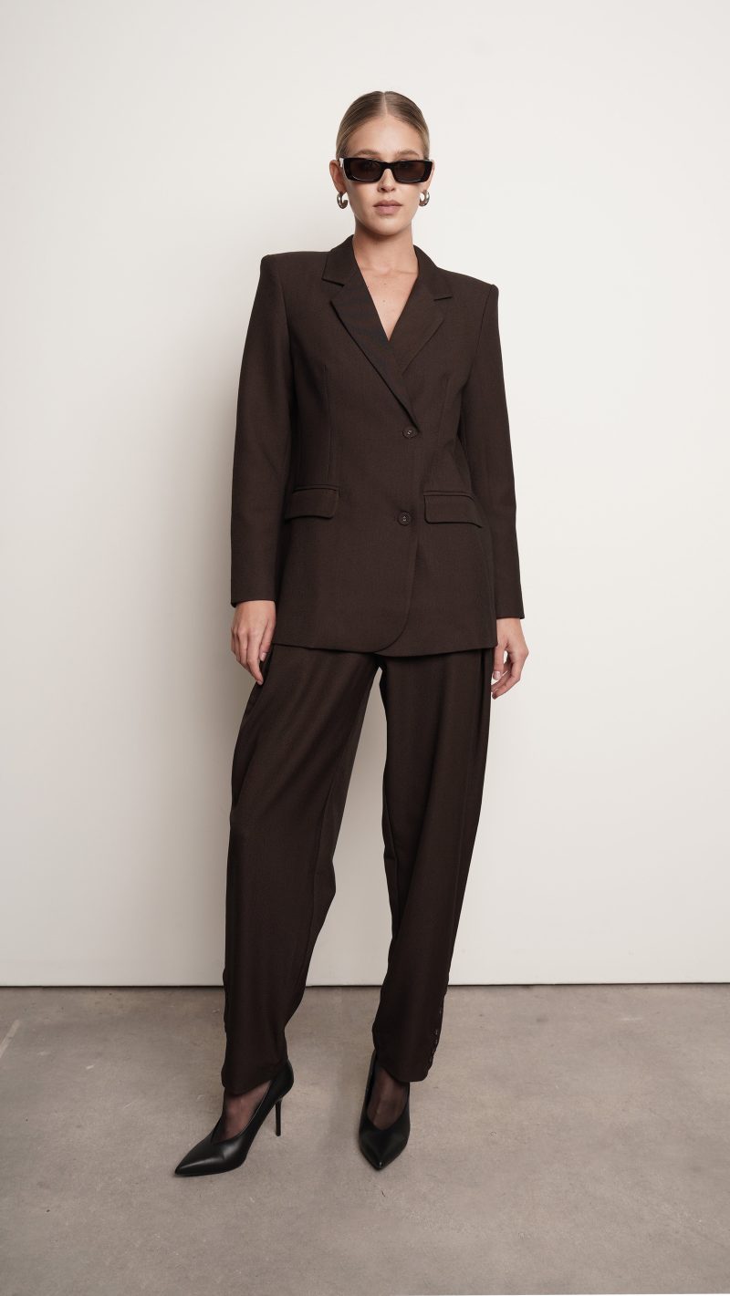 Monroe Blazer - Chocolate - Image 2