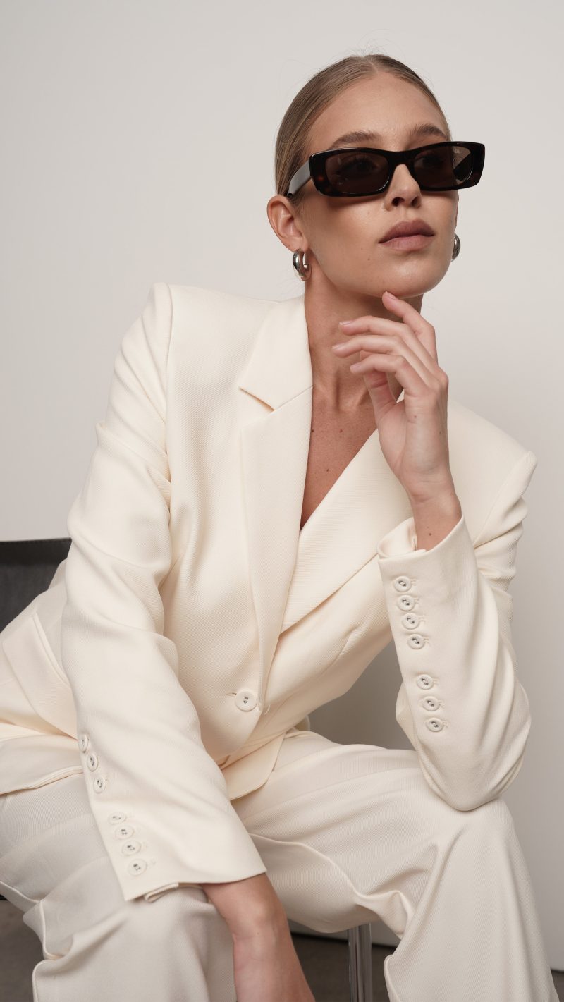 Monroe Blazer - Vanilla - Image 3