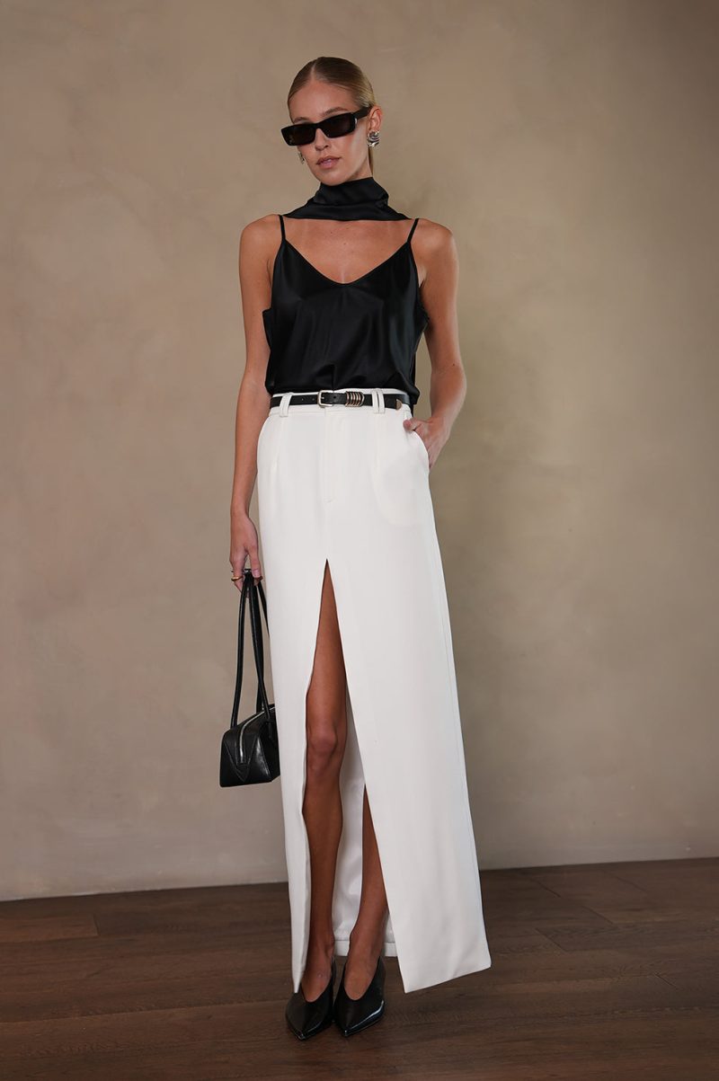 Alina Silk Scarf Top - Image 2