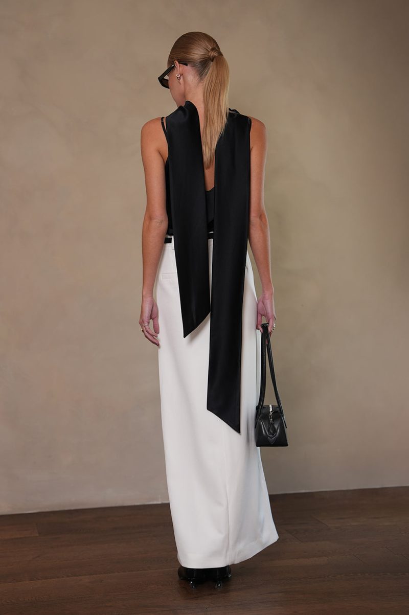 Alina Silk Scarf Top - Image 4