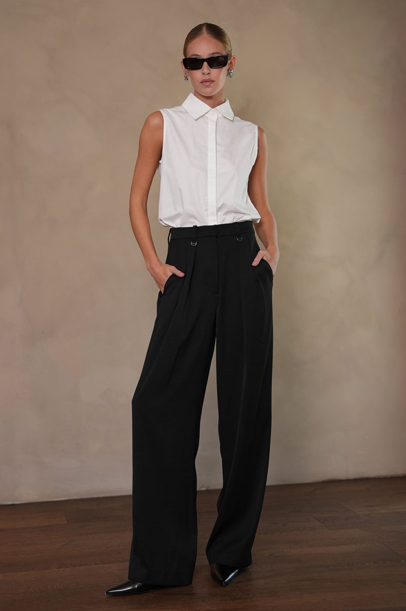 Lowe Cape Shirt - White - Image 4