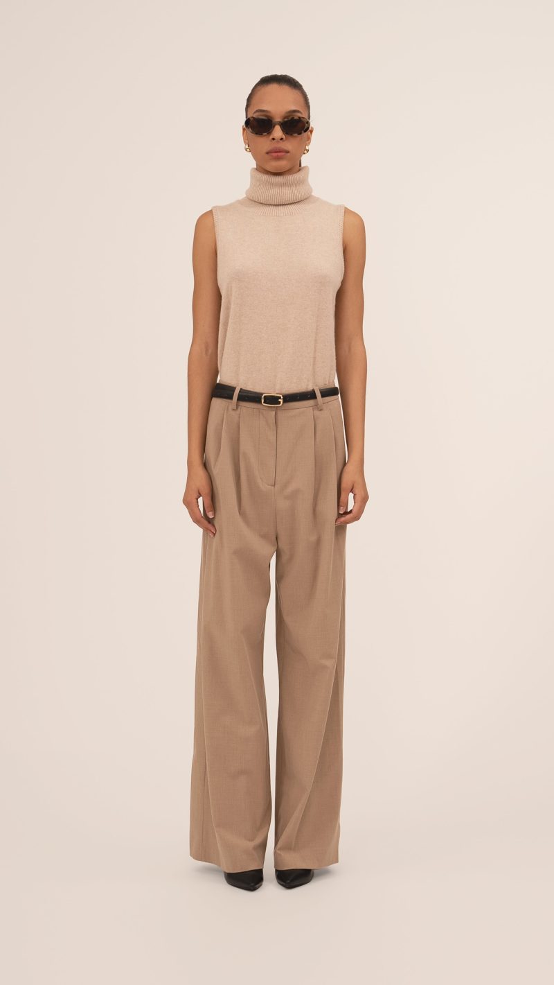 Nadine Trousers - Taupe - Image 2