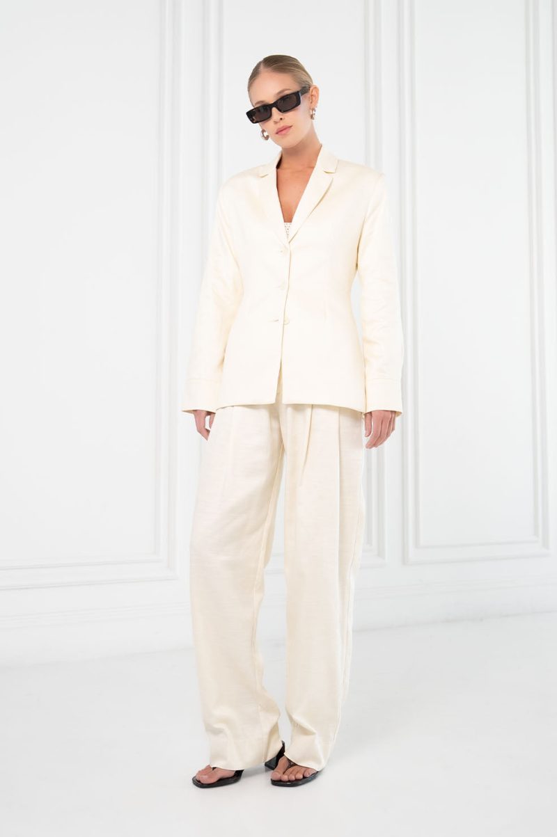 Delphine Trousers - Ivory - Image 2