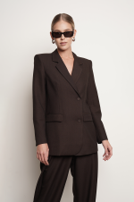 Monroe Blazer - Chocolate