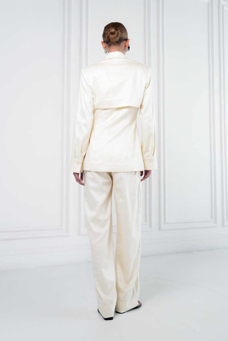 Delphine Trousers - Ivory - Image 4