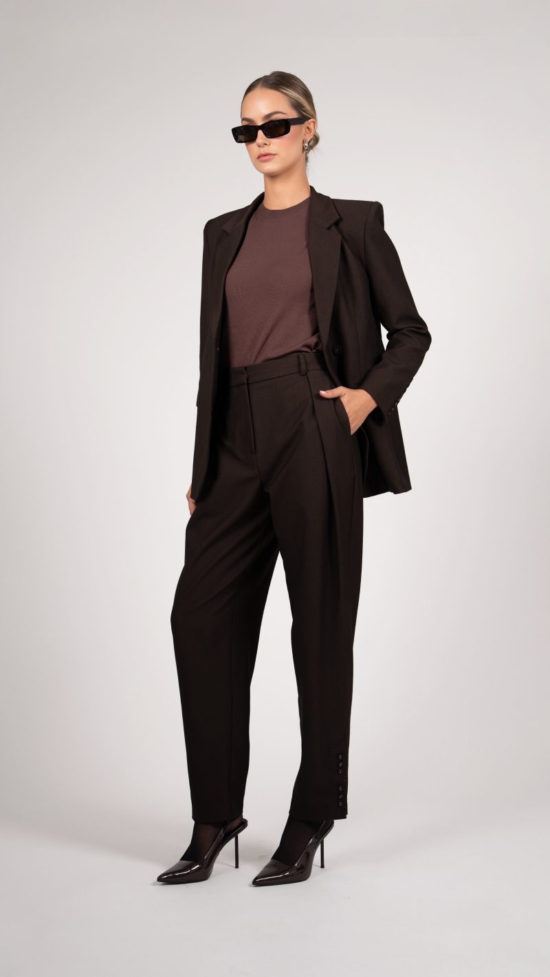 Monroe Blazer - Chocolate - Image 5