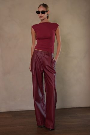 Milo Faux Leather Pant