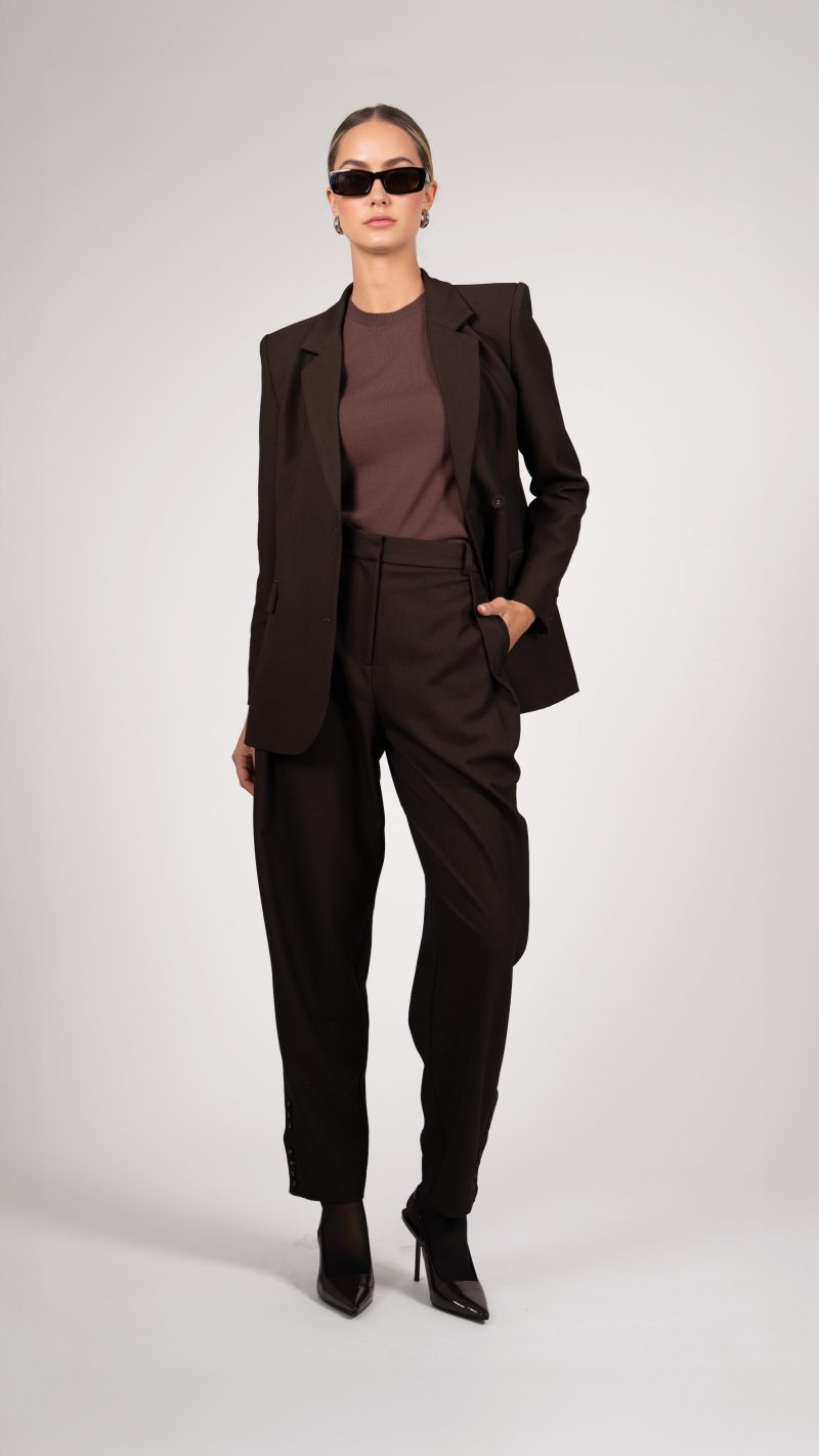 Monroe Blazer - Chocolate - Image 6