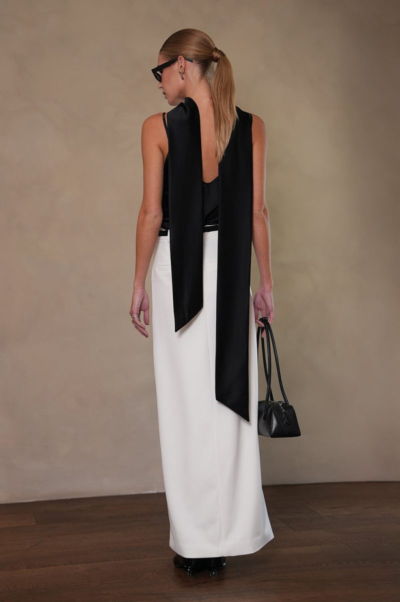 Alina Silk Scarf Top - Image 5