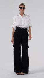 Monica Cargo Linen Pants