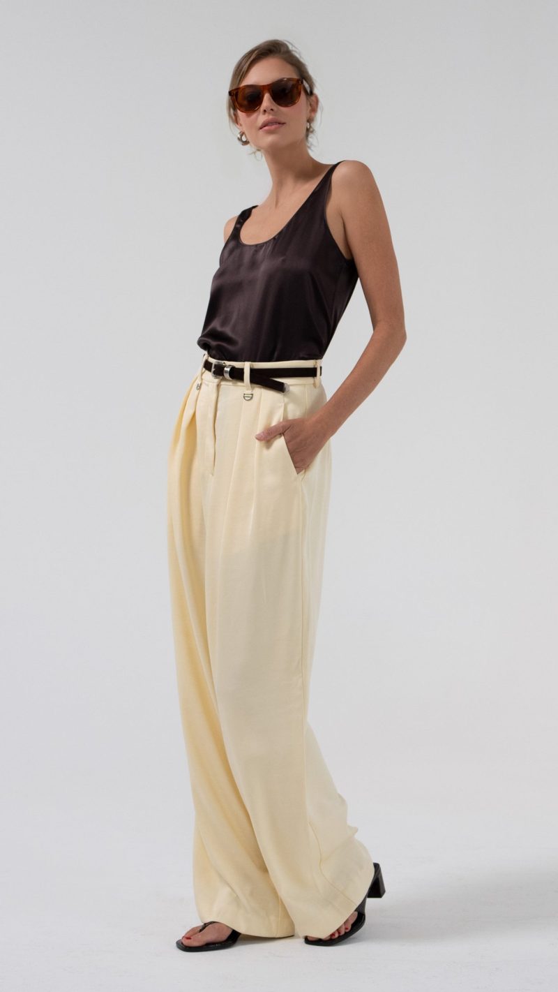 Isola Silk Cami - Chocolate - Image 2