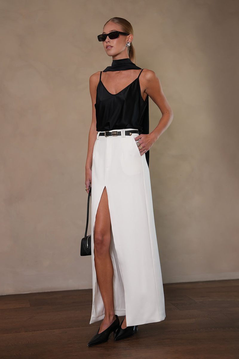 Alina Silk Scarf Top - Image 3