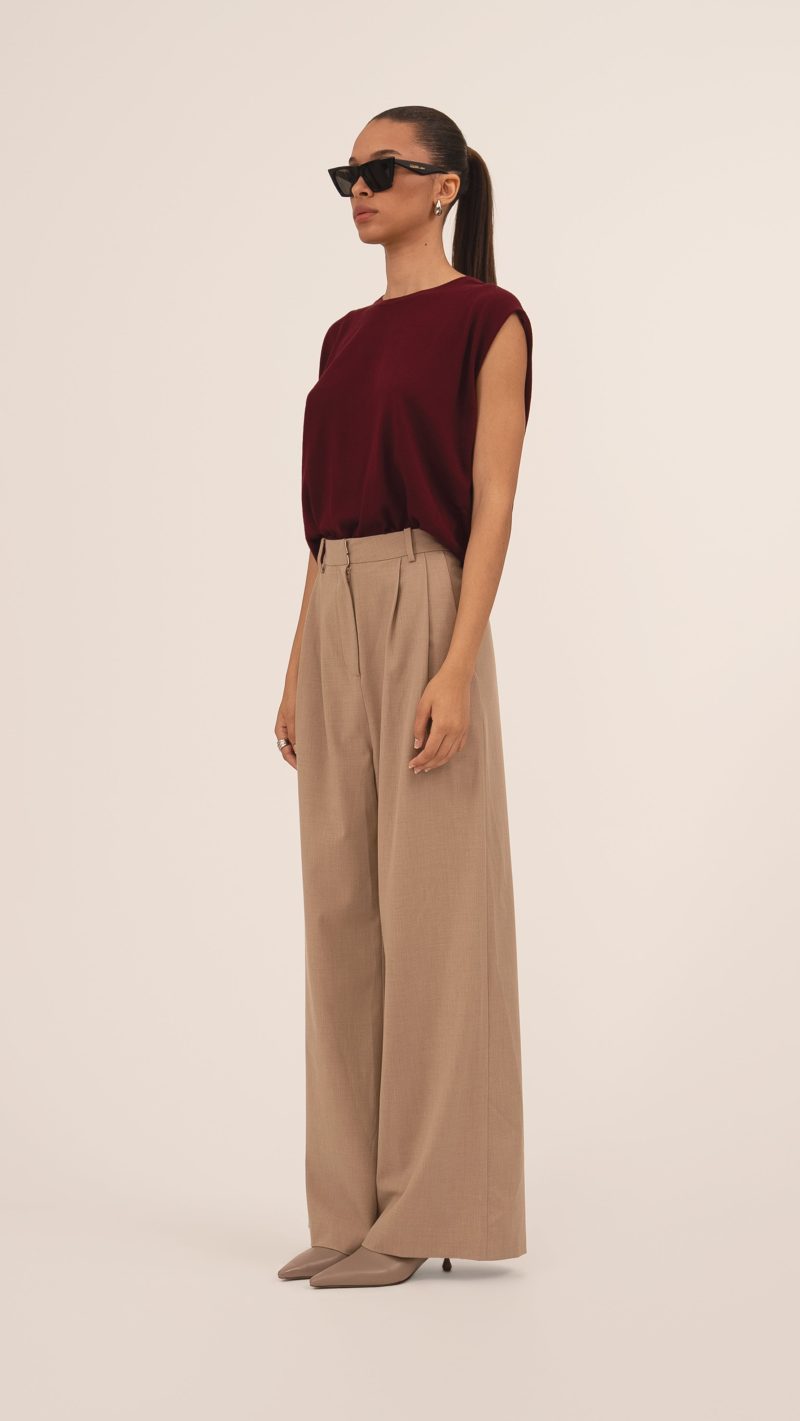 Nadine Trousers - Taupe - Image 4