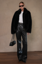 Jacqueline Faux Fur Coat - Black
