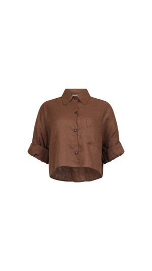 Letty Shirt - Chocolate