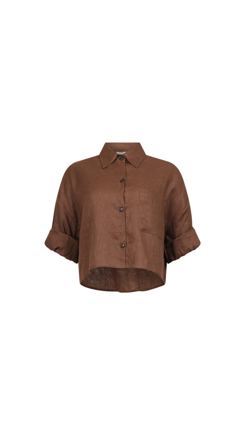 Letty Shirt - Chocolate