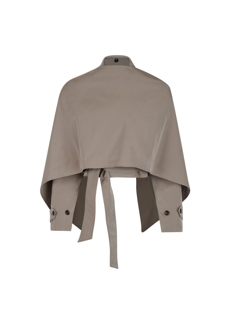Celina Trench Jacket - Taupe - Image 4