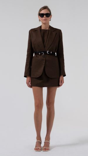 Ainoha Blazer - Chocolate