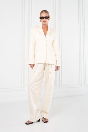 Delphine Trousers - Ivory