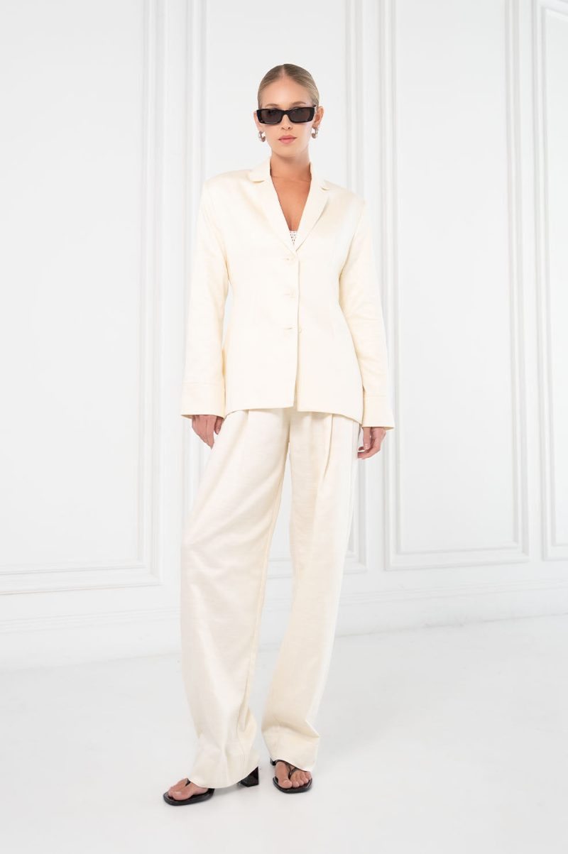 Delphine Trousers - Ivory