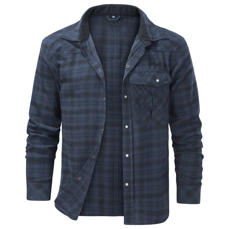 Men's Flannel Shirt (5 Designs) - Image 6