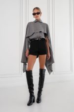 Lowe Cape Shirt - Gray