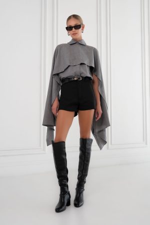 Lowe Cape Shirt - Gray