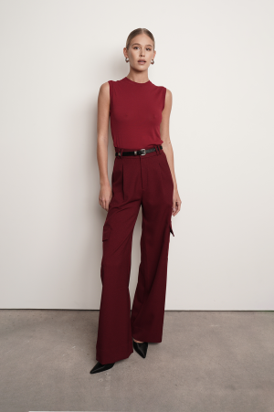 Piper Pant - Burgundy