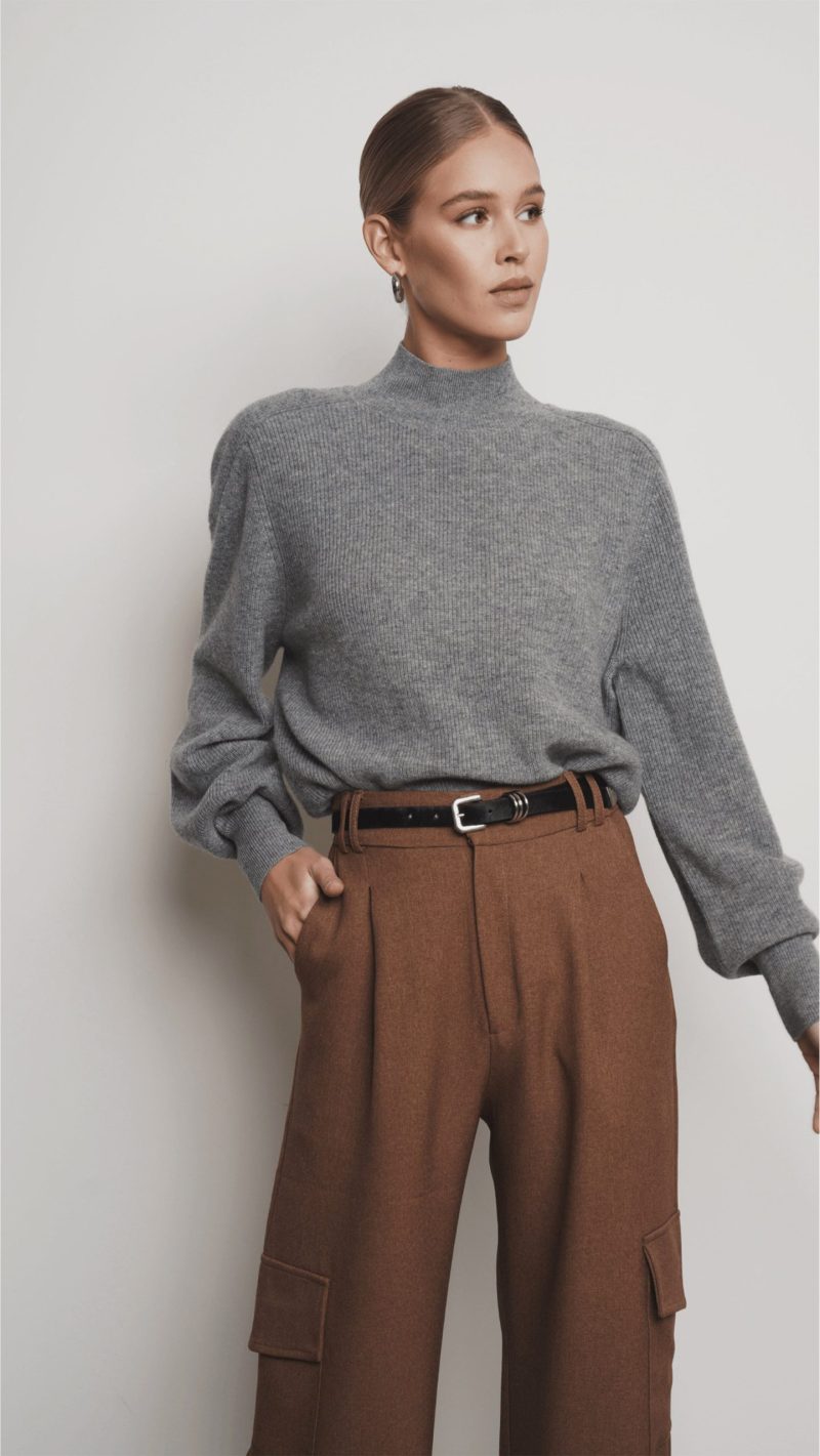 Sophia Sweater - Grey - Image 3