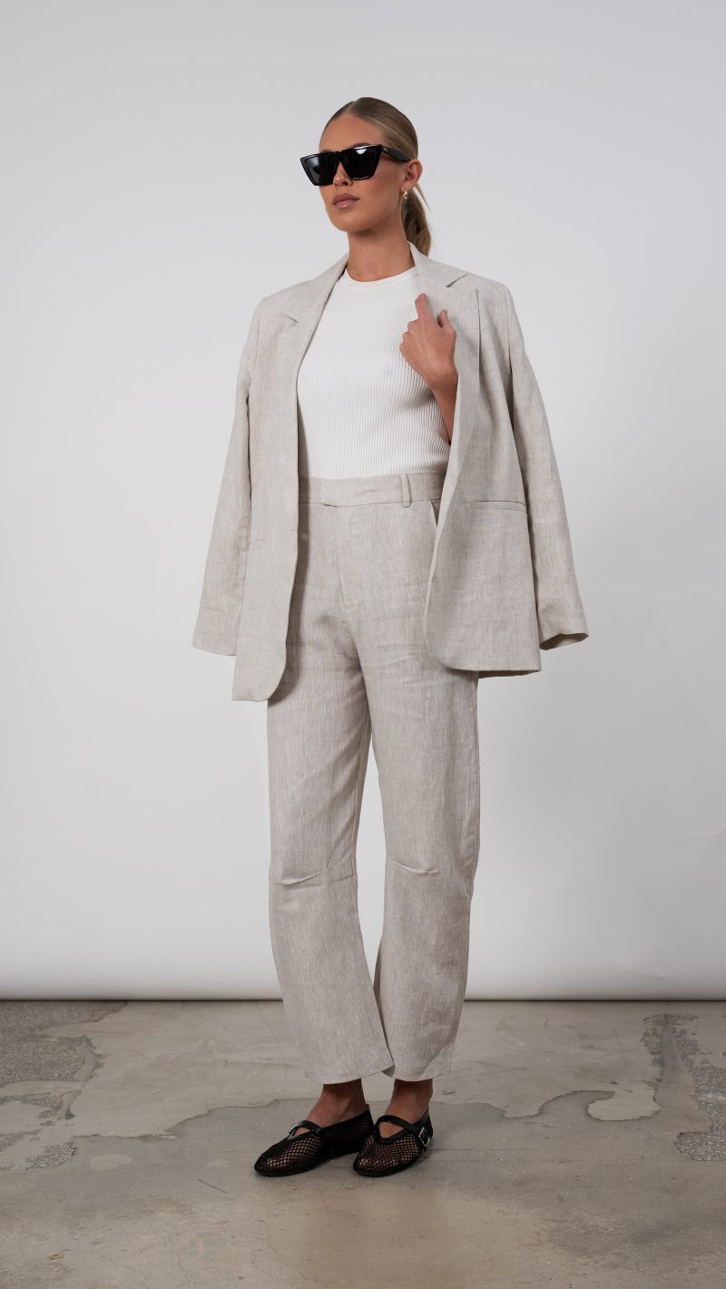 Ainoha Blazer - Oat - Image 3