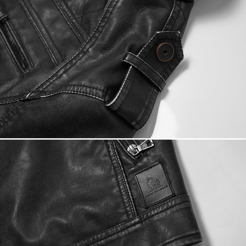 Engine Leather Jacket - Image 4