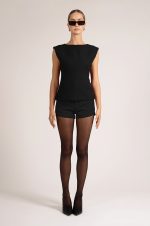 Amber top - Black