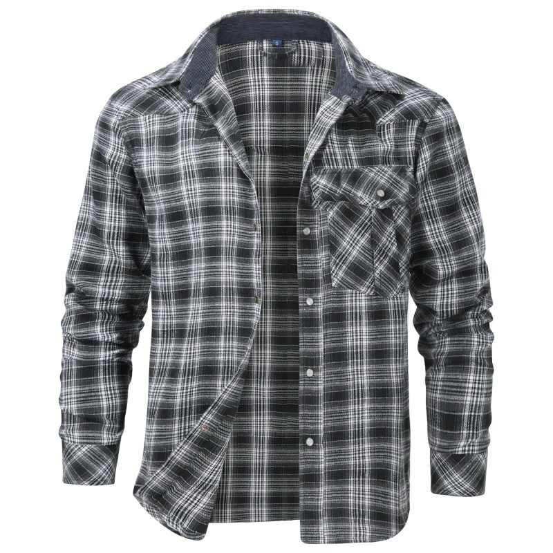 Men's Flannel Shirt (5 Designs) - Image 9