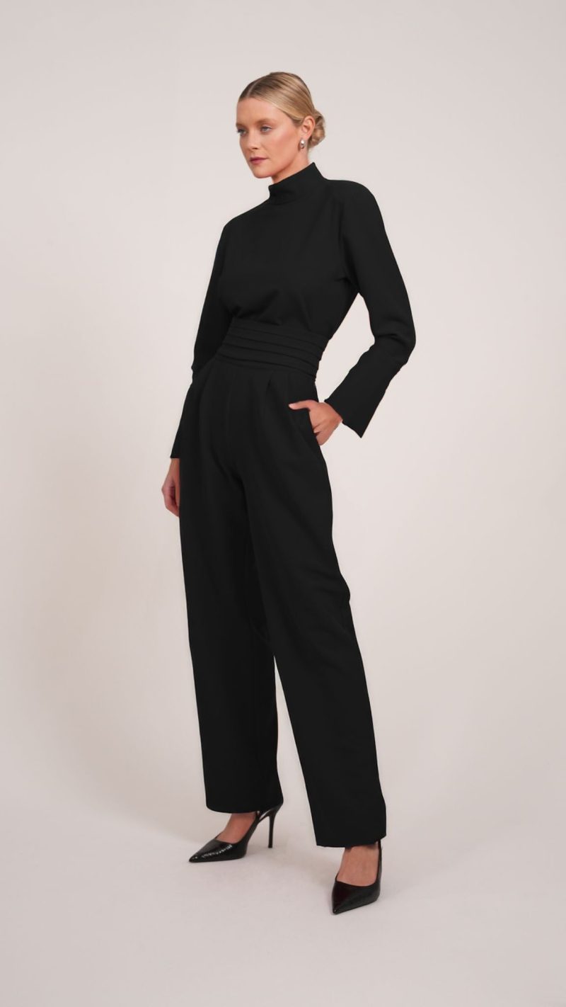 Tuxedo Pant - Black - Image 2