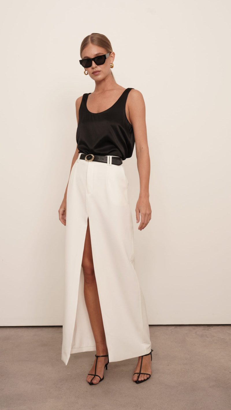 Isola Silk Cami - Black - Image 7