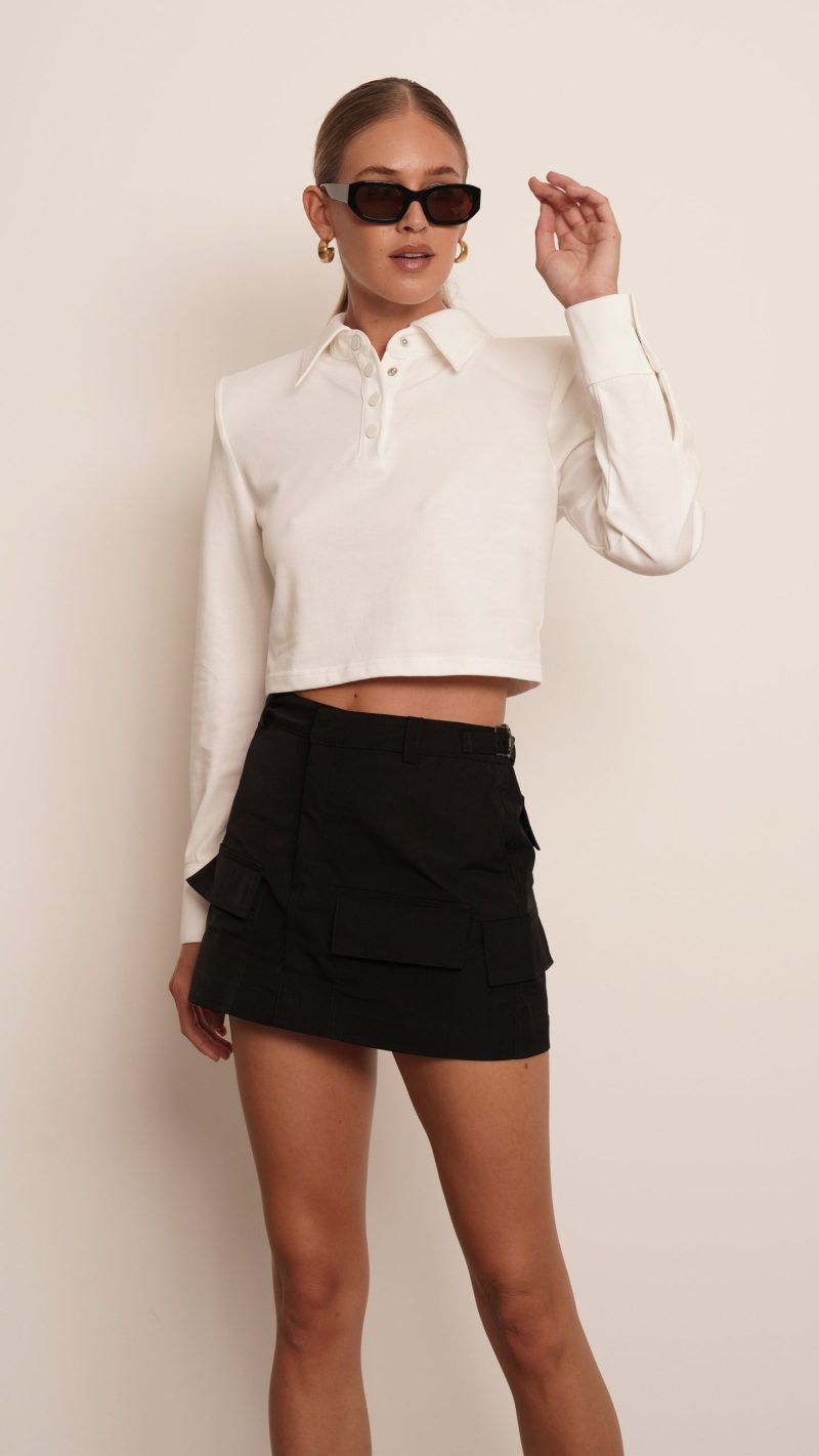 Frankie Polo Shirt - White - Image 2