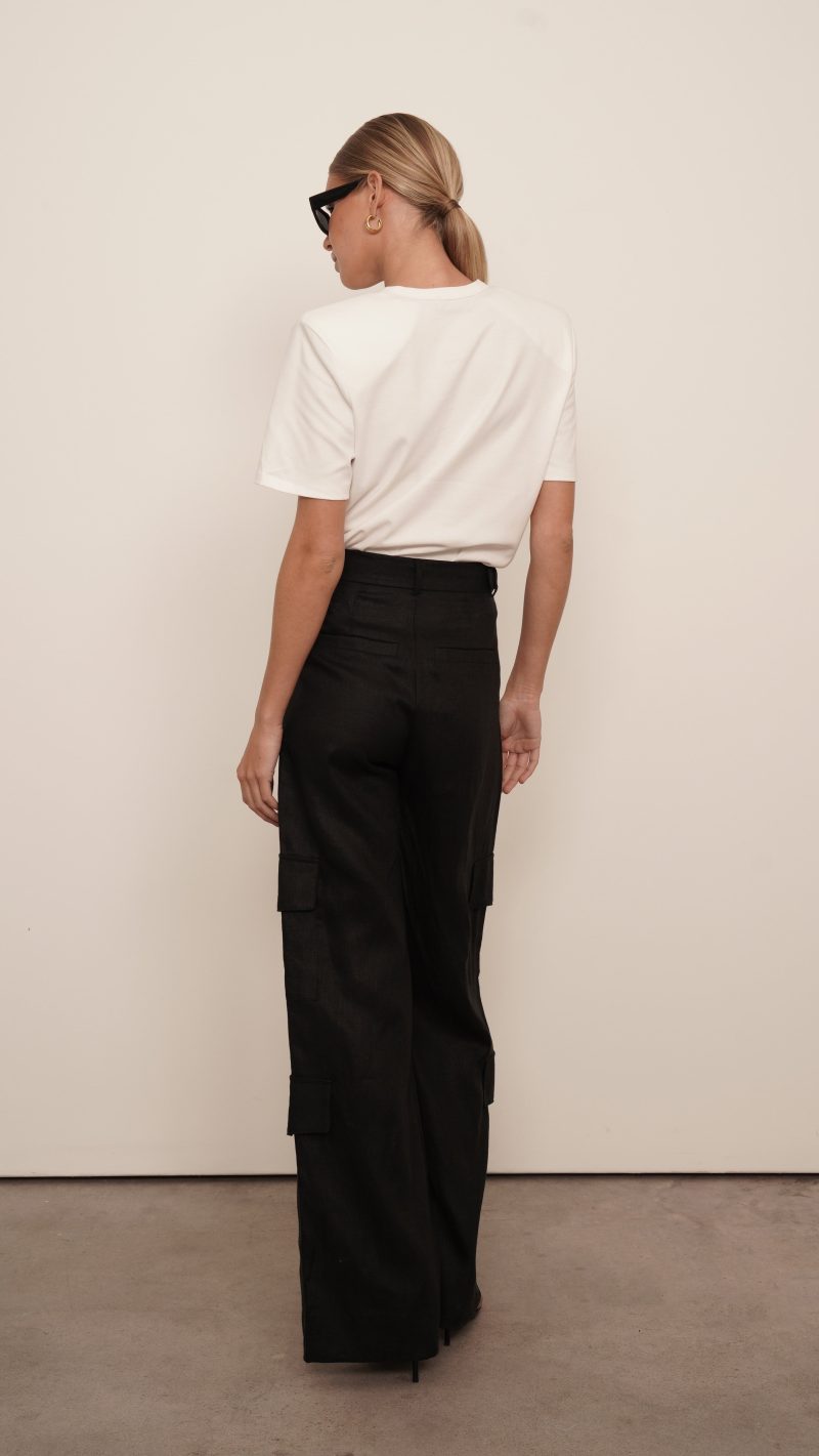 Monica Cargo Linen Pants - Image 5