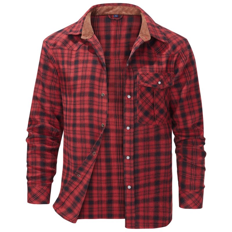 Men's Flannel Shirt (5 Designs) - Image 5