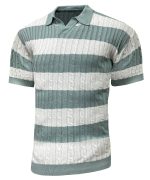 Fresh Stripe Polo Shirt