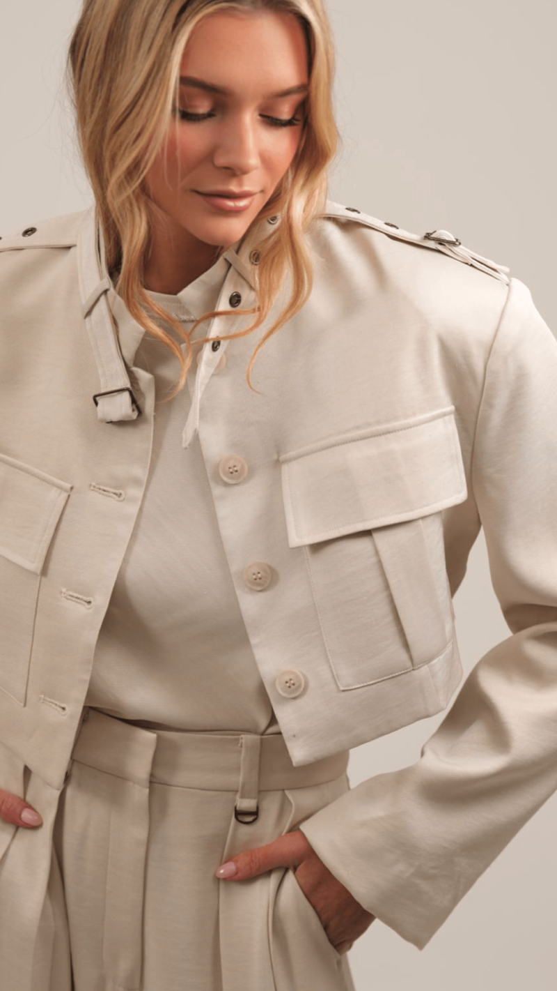 Quinn Jacket - Bone - Image 2