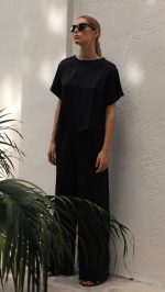 Silk Pants - Black