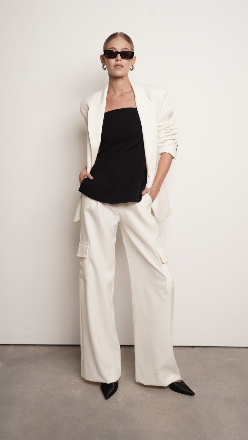 Aria Blazer - Ivory - Image 2