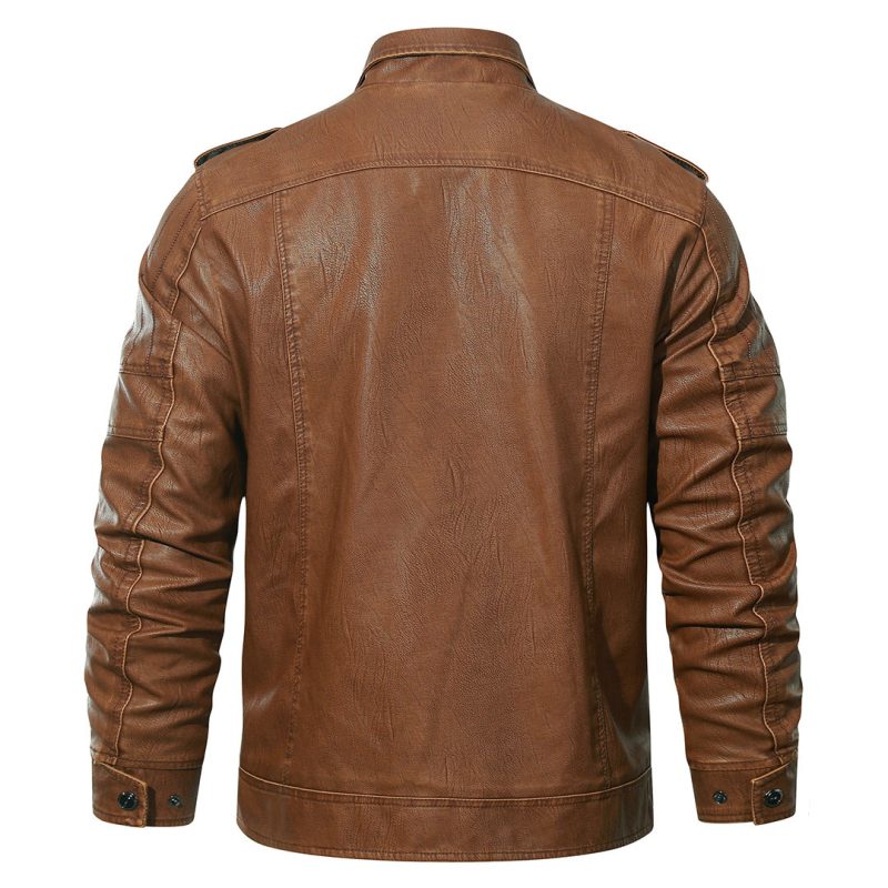 Fleece Biker Jacket - Image 3