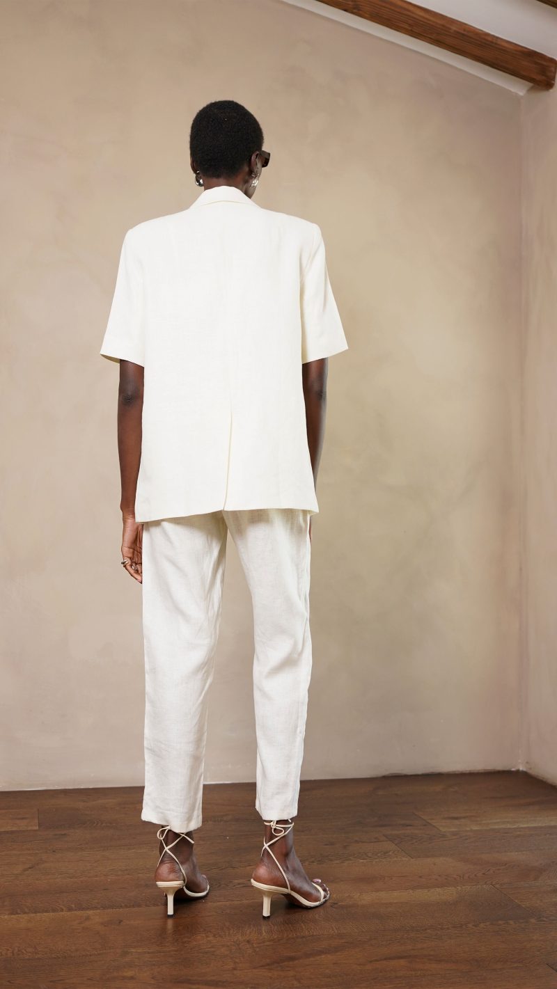 Dinah Trousers - Ivory - Image 3