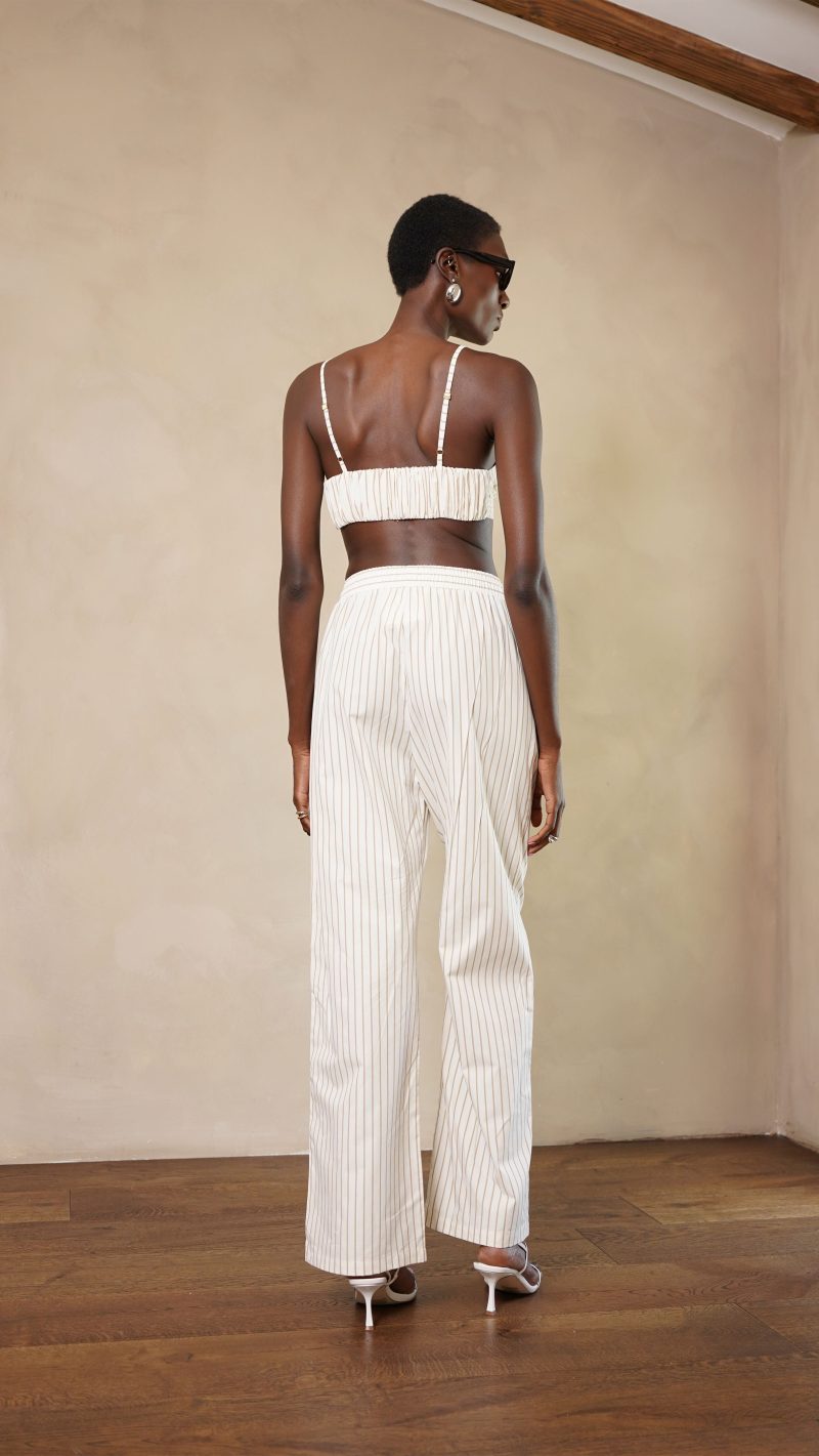 Ines Pants - Ivory/Camel - Image 5