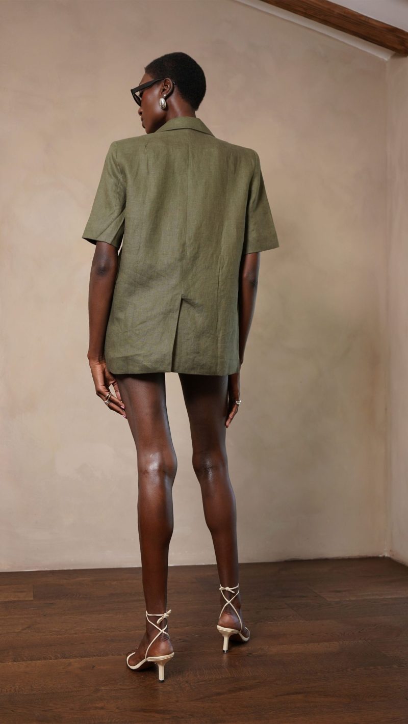 Lele Blazer - Olive - Image 5