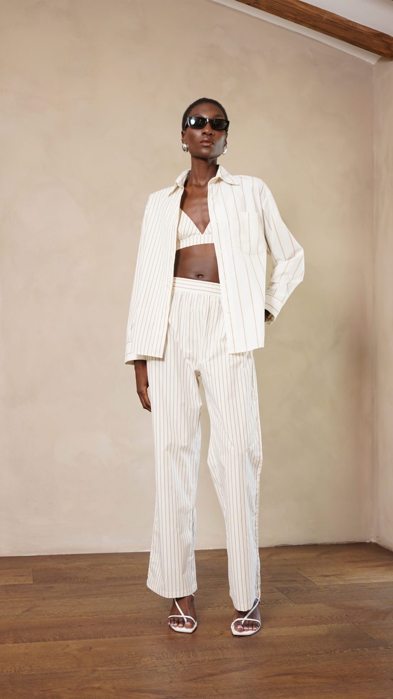 Ines Pants - Ivory/Camel - Image 6