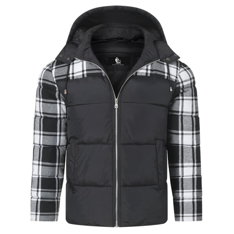 Plaid Puffer Jacket - Image 2